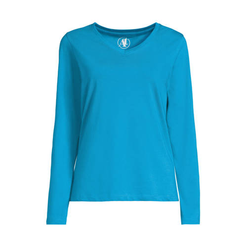 Anytime longsleeve V-hals blauw afbeelding