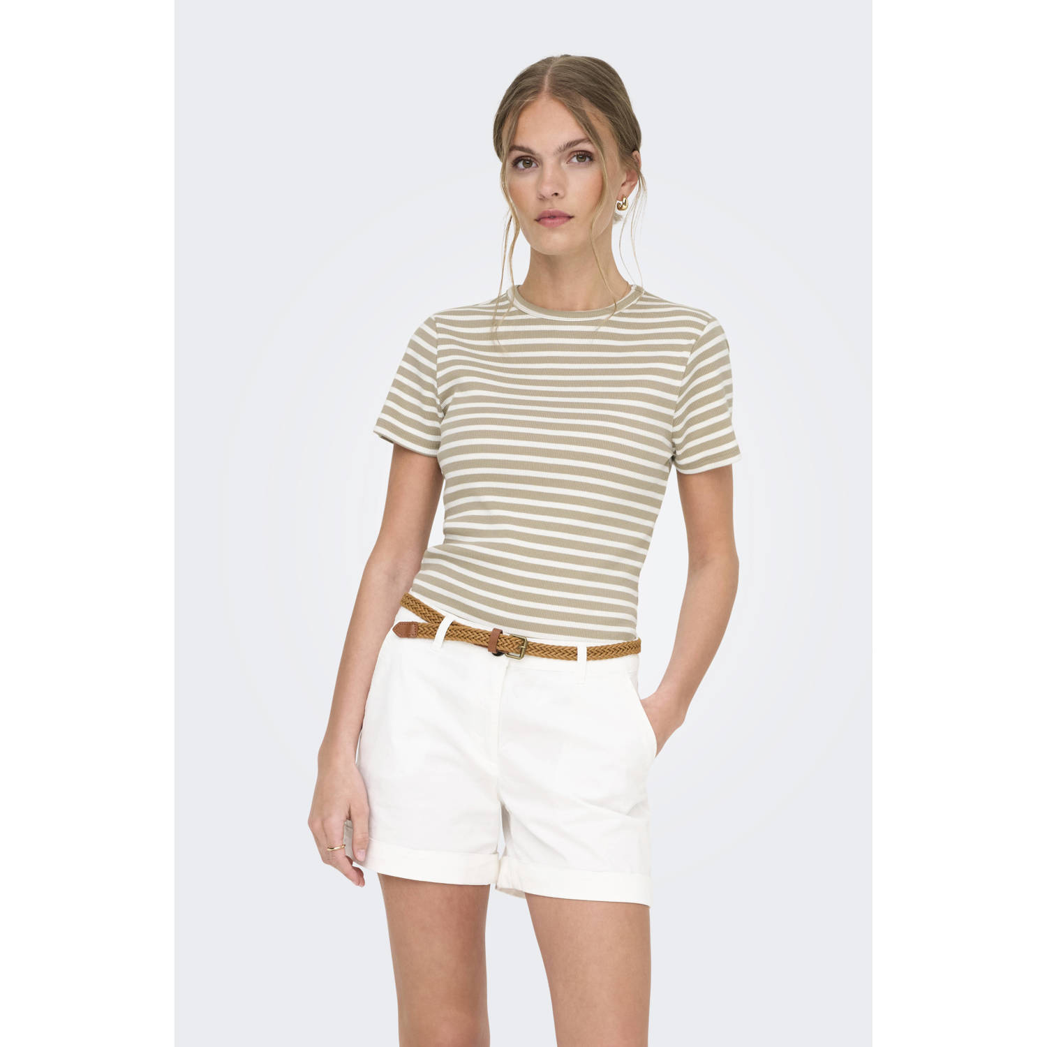 JDY Shirt met ronde hals SOLAR S S O NECK TOP JRS NOOS