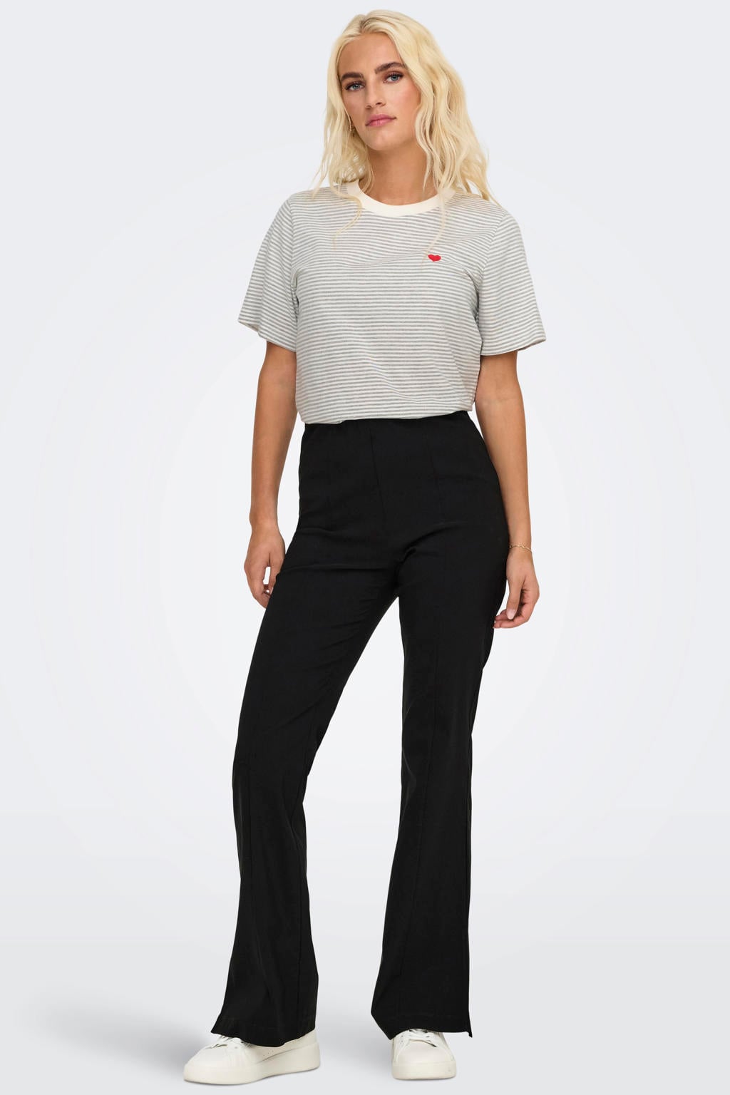 JDY T-shirt gestreept