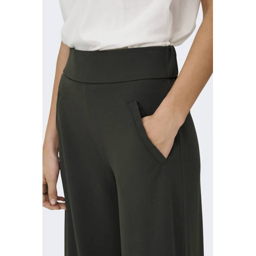 JDY wide leg high waist casual broek afbeelding