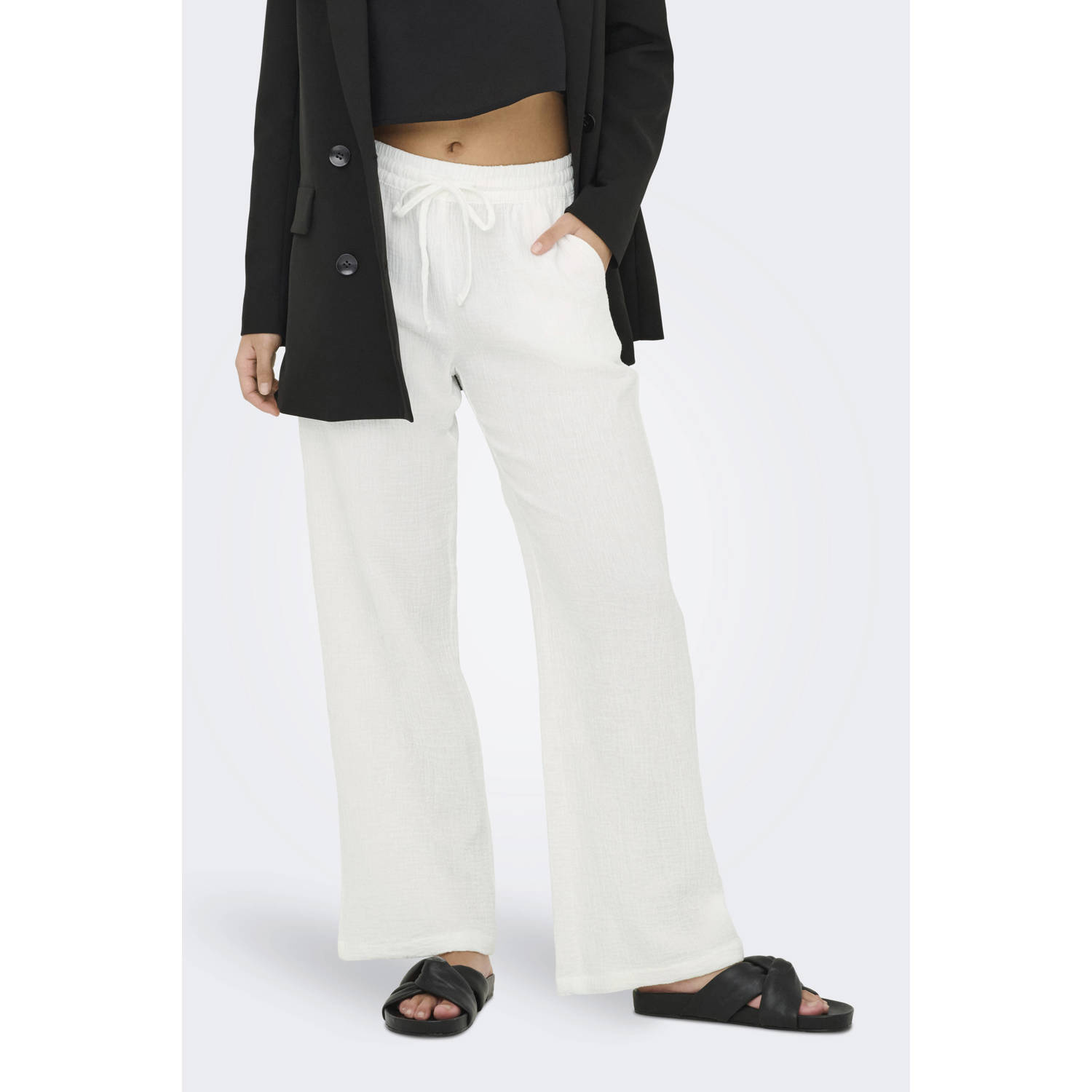 JDY Comfortbroek THEIS LIFE WIDE PANT WVN NOOS