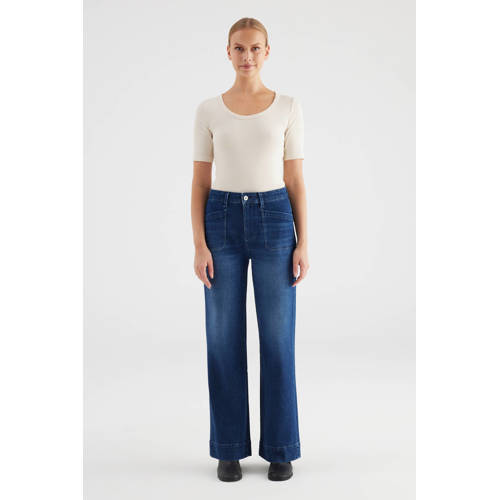 Cup of Joe Denim wide leg jeans afbeelding
