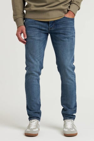 Crown Fin tapered jeans mid blue