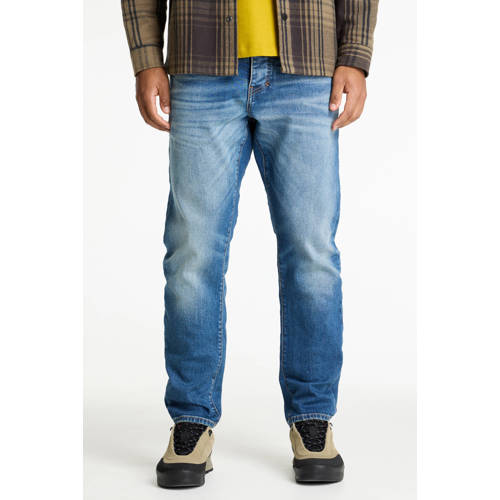 CHASIN' Helyx Energy tapered jeans mid blue afbeelding