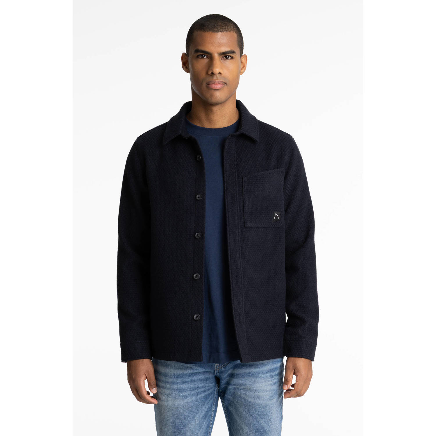 CHASIN' overshirt donkerblauw