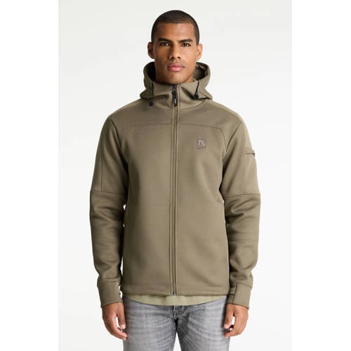 CHASIN' sweatvest bruin afbeelding