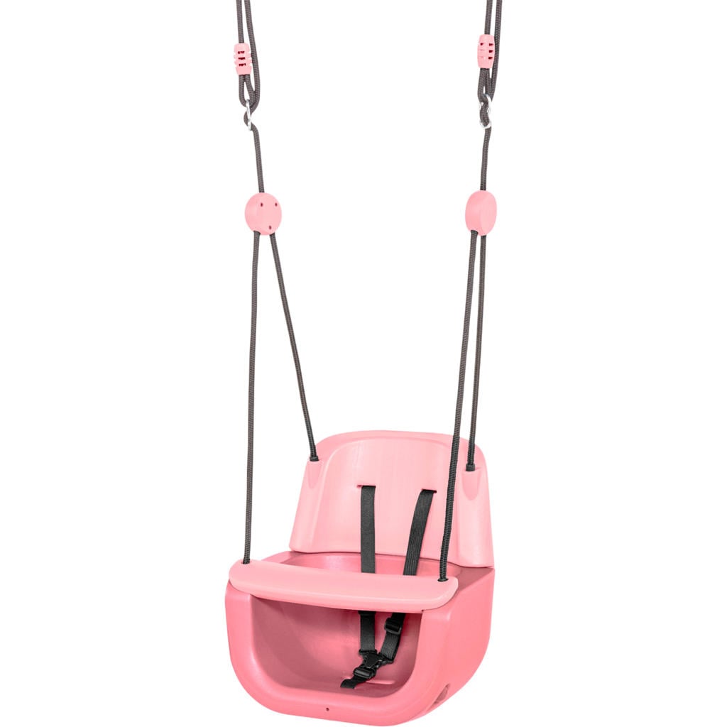 Dice Babyschommelzitje 3-in-1 pastelroze