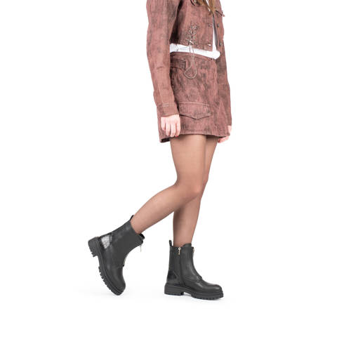 POSH by Poelman Stacey enkellaarzen zwart afbeelding