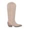 Poelman Dana suède cowboylaarzen beige