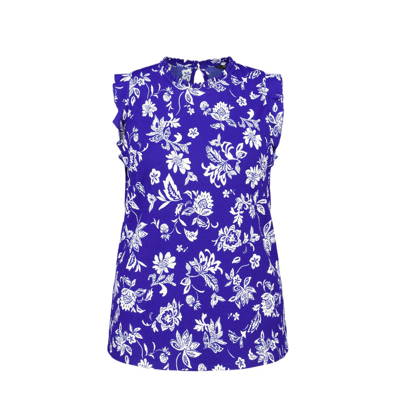 MS Mode mouwloze top blauw