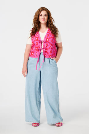 gilet roze