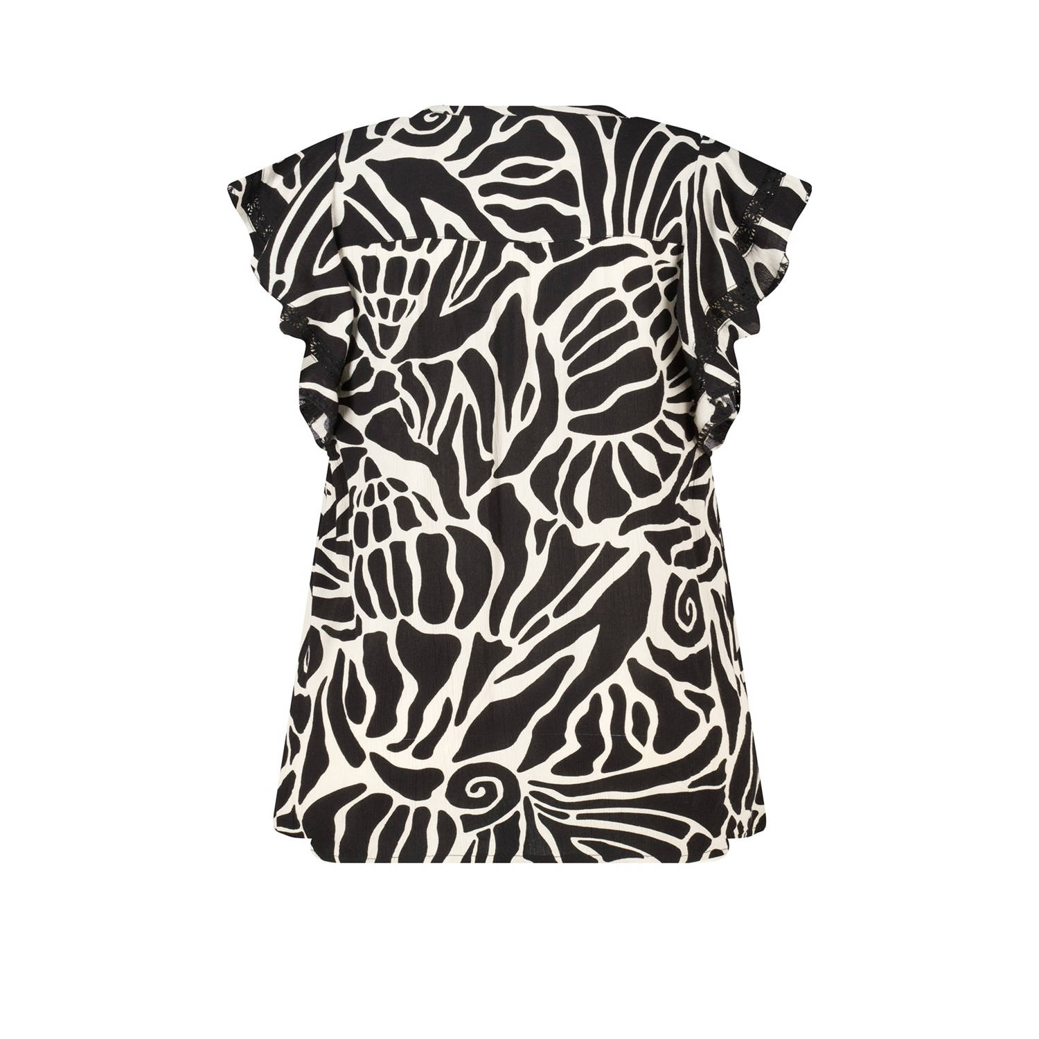 MS Mode blousetop zwart