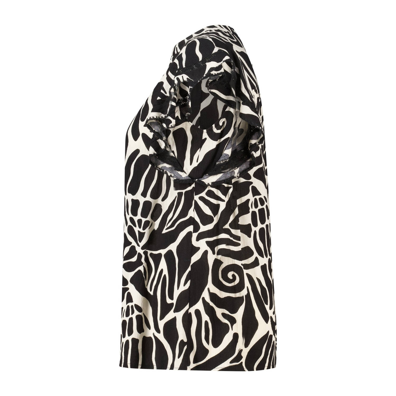MS Mode blousetop zwart