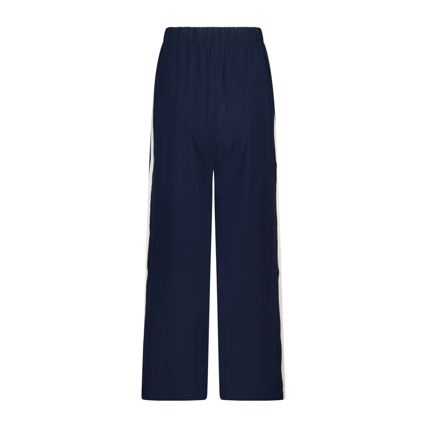 America Today wide leg high waist broek donkerblauw