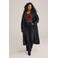 WE Fashion Curve high waist wide leg jeans zwart