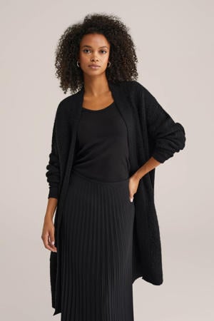 lang vest zwart