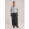 WE Fashion Curve gebreid vest lichtgrijs