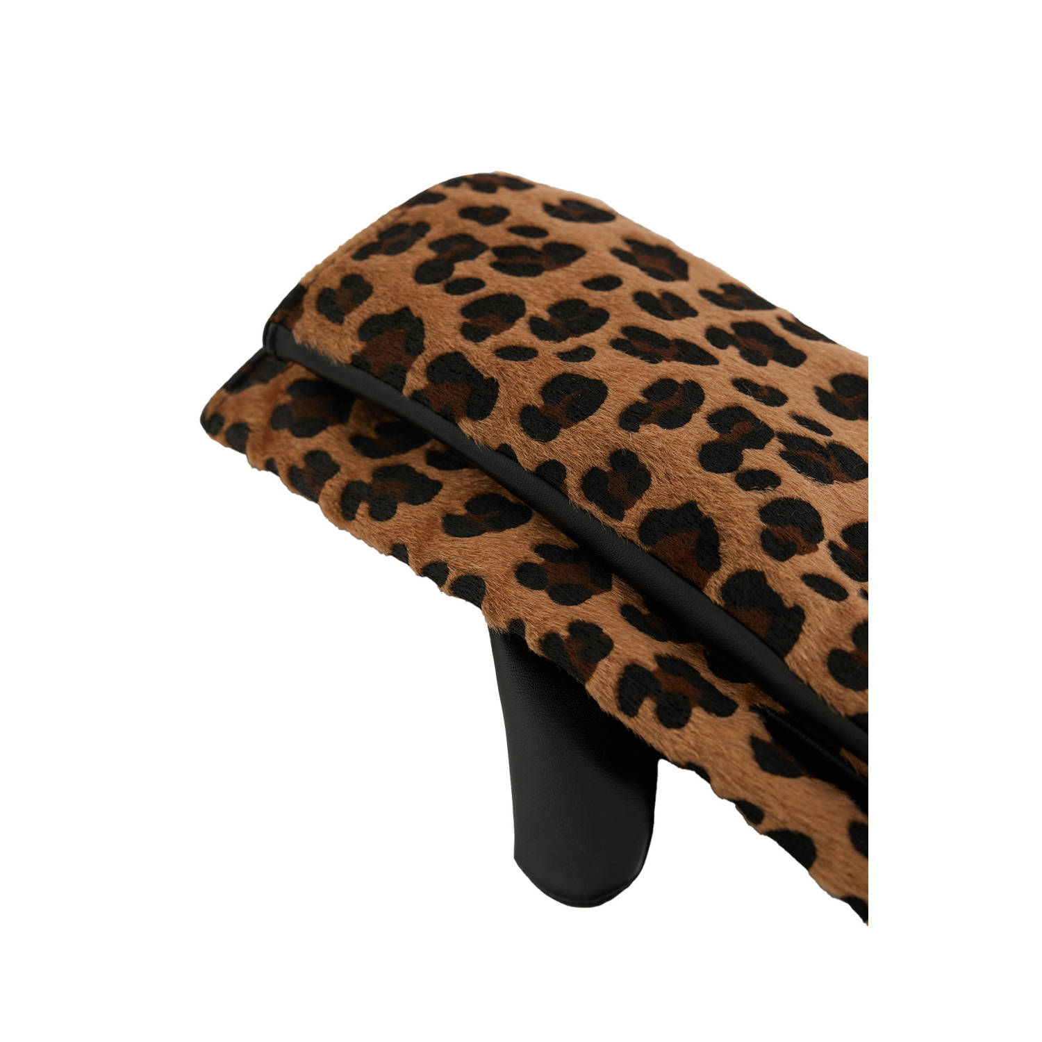 WE Fashion handschoenen met panterprint bruin