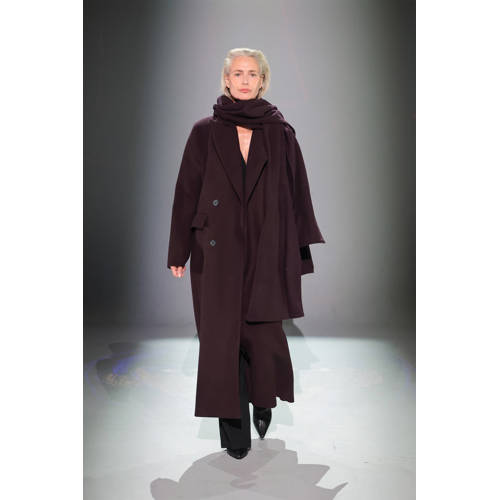 WE STUDIO sjaal aubergine afbeelding