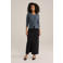 WE Fashion gebreid vest grijsblauw