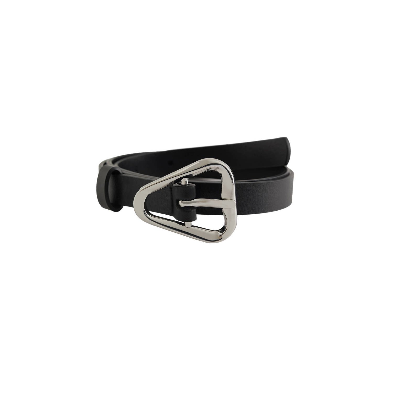 WE Fashion leren riem zwart