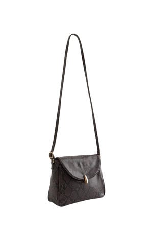 crossbody tas donkerbruin