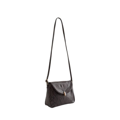 WE Fashion crossbody tas donkerbruin afbeelding