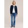 WE Fashion gebreid vest marineblauw