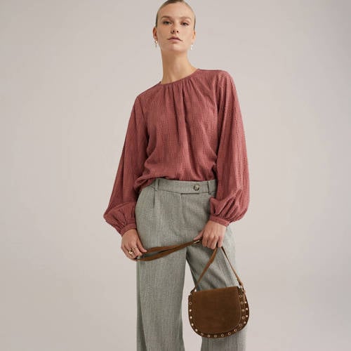 WE Fashion crossbody tas cognac afbeelding