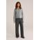 WE Fashion cardigan met wol grijs