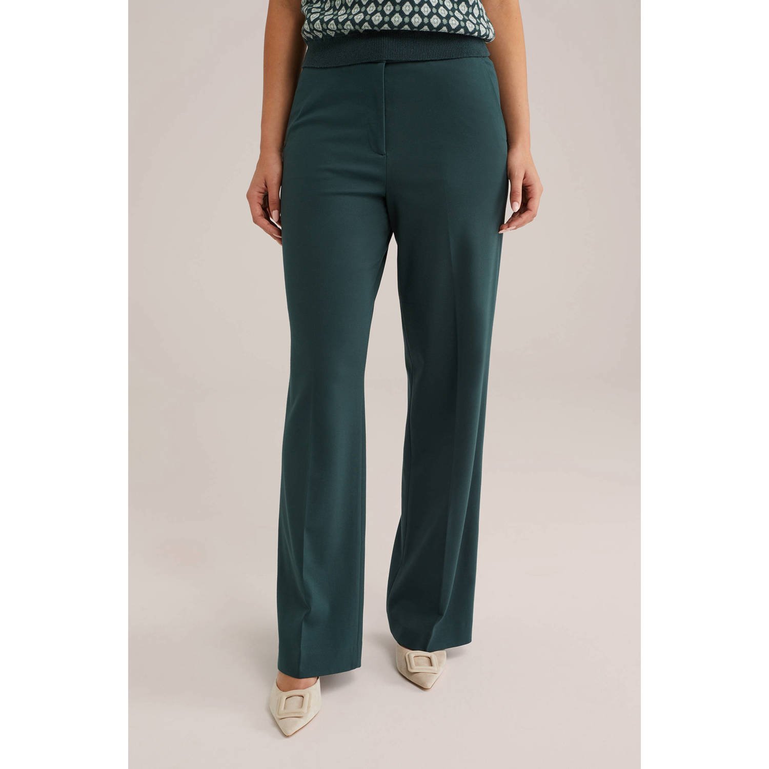 WE Fashion jersey high waist pantalon