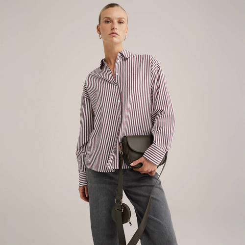 WE Fashion crossbody tas donkerbruin afbeelding