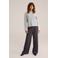 WE Fashion jersey wide leg high waist pantalon