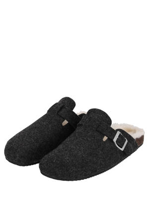 pantoffels antraciet