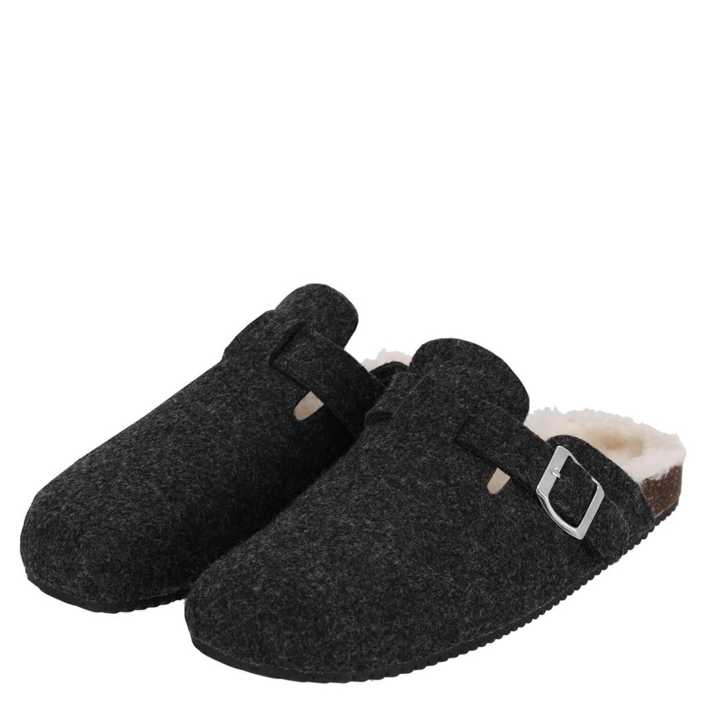 Apollo pantoffels antraciet