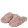Apollo pantoffels van imitatiebont roze