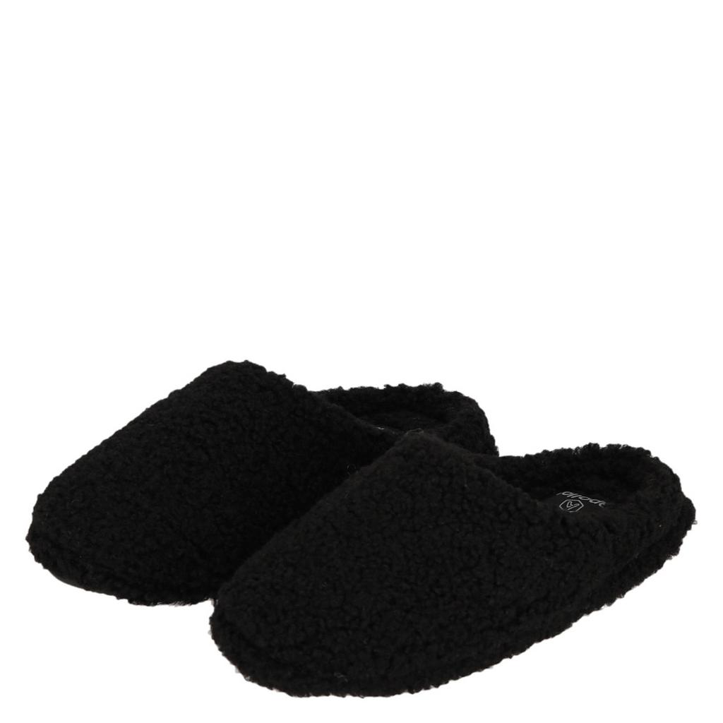 Apollo teddy pantoffels donkerblauw