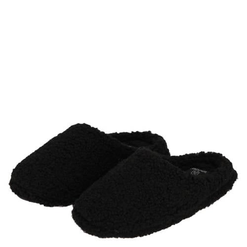 Apollo teddy pantoffels donkerblauw afbeelding