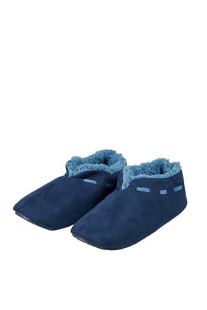 Spaanse sloffen donkerblauw