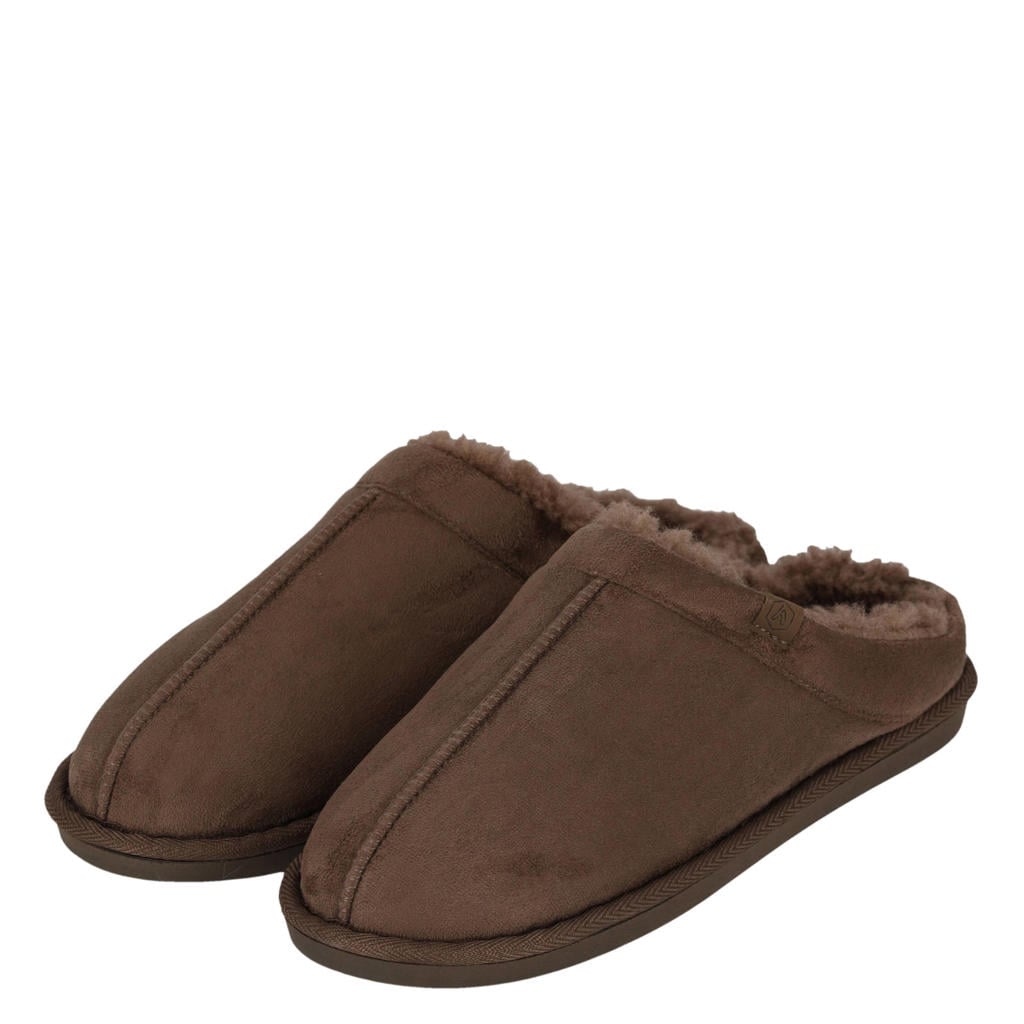 Apollo pantoffels taupe