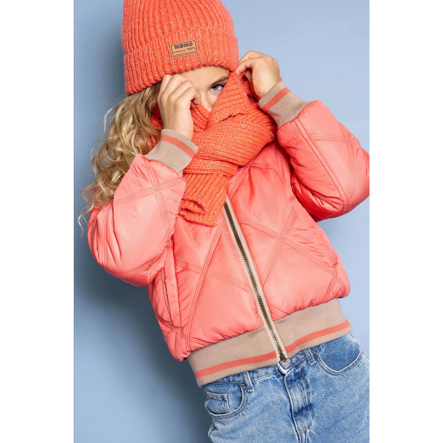 NONO reversible jas oranje