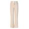 NONO fluwelen flared casual broek ecru