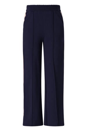regular casual broek donkerblauw