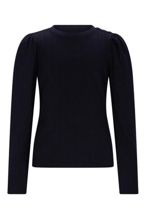 blousetop donkerblauw