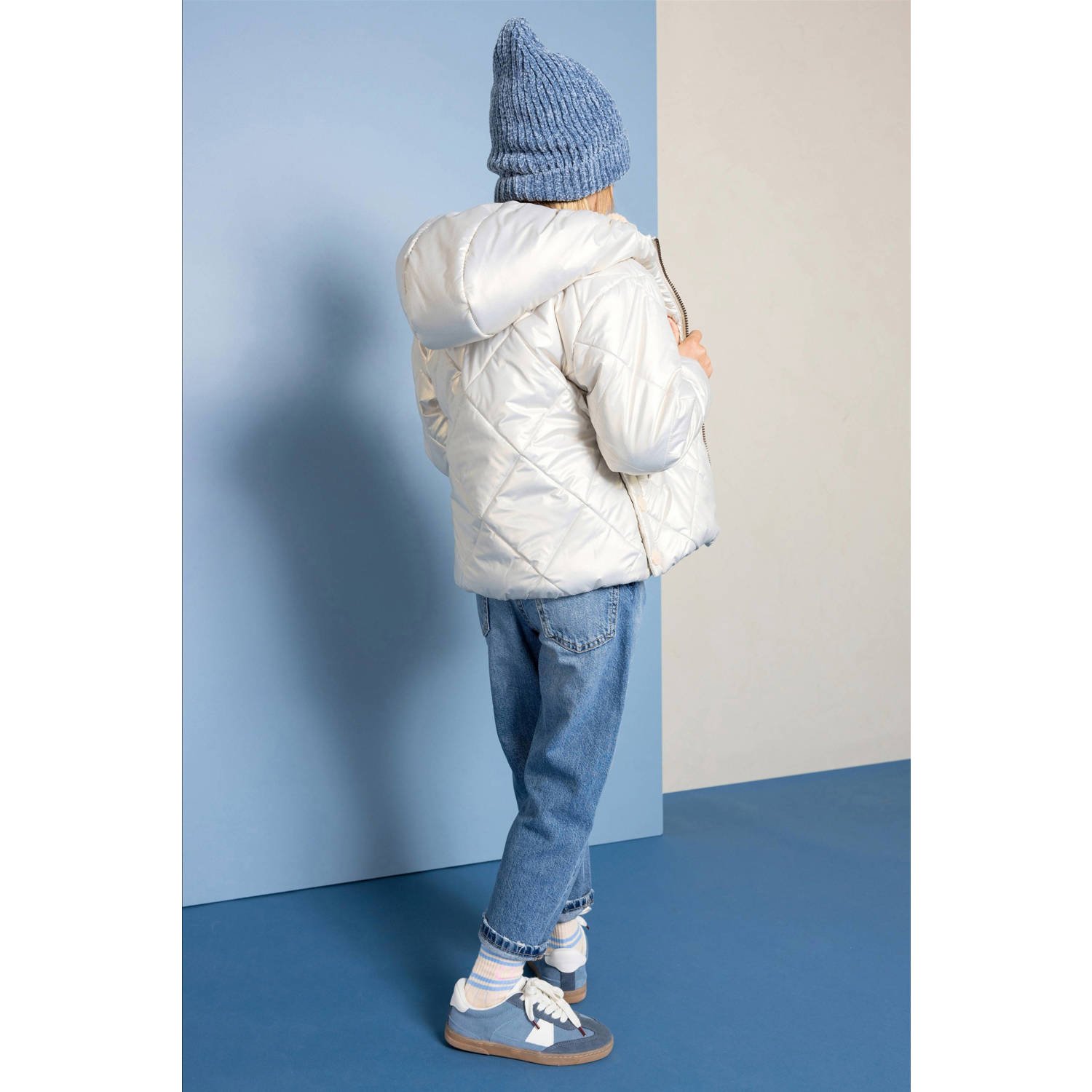 NONO gewatteerde jas beige