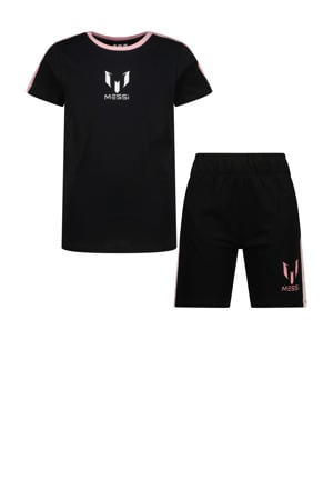 T-shirt + korte broek zwart