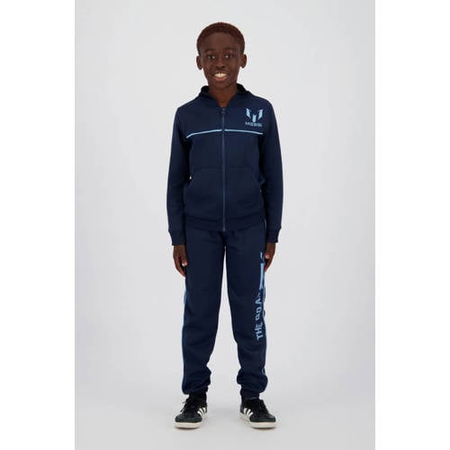 Messi sweatvest + joggingbroek donkerblauw afbeelding