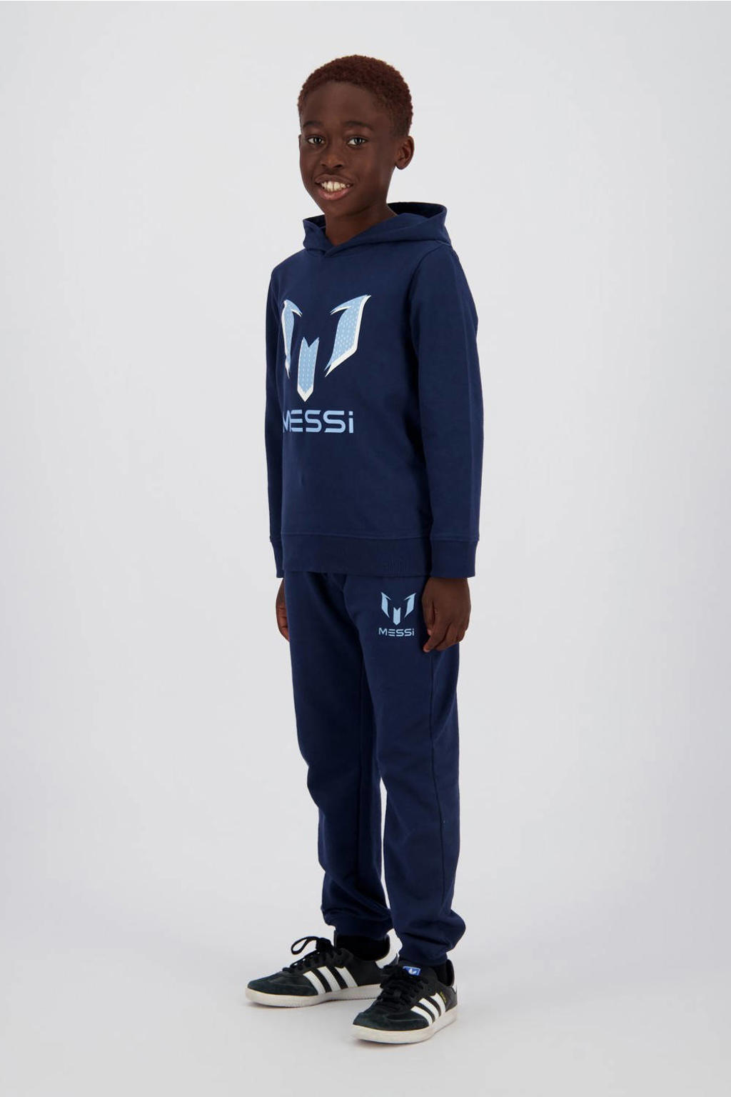 Messi hoodie + joggingbroek donkerblauw