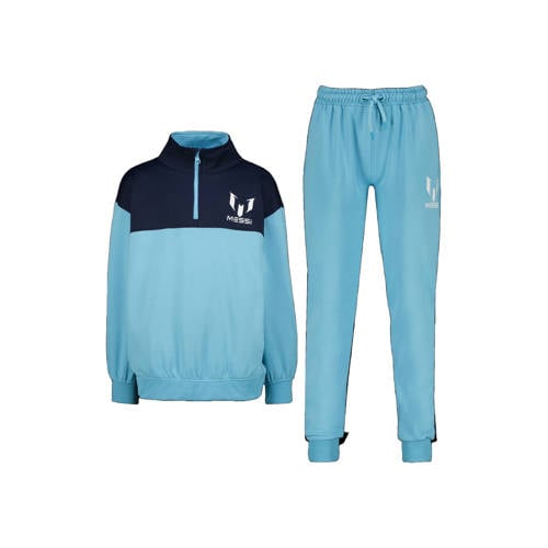 Messi sweater + joggingbroek lichtblauw/donkerblauw afbeelding