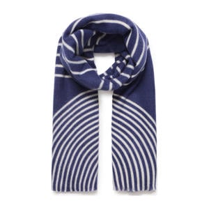 gestreepte sjaal IALANA blauw